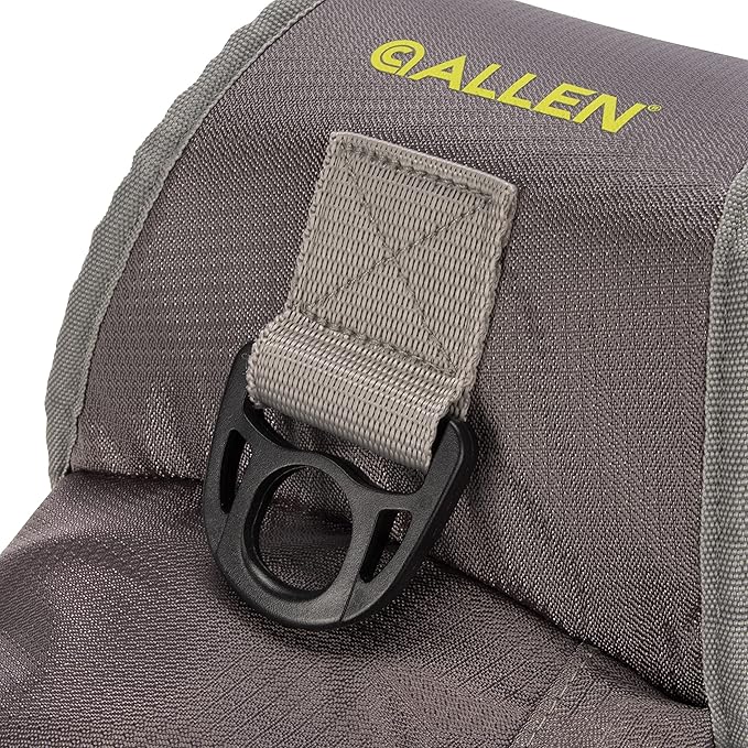 Allen Company Cedar Creek Fly Fishing Sling Pack - Fits up to 4 Tackle/Fly Boxes and Other Accessories - Gray and Lime/Olive