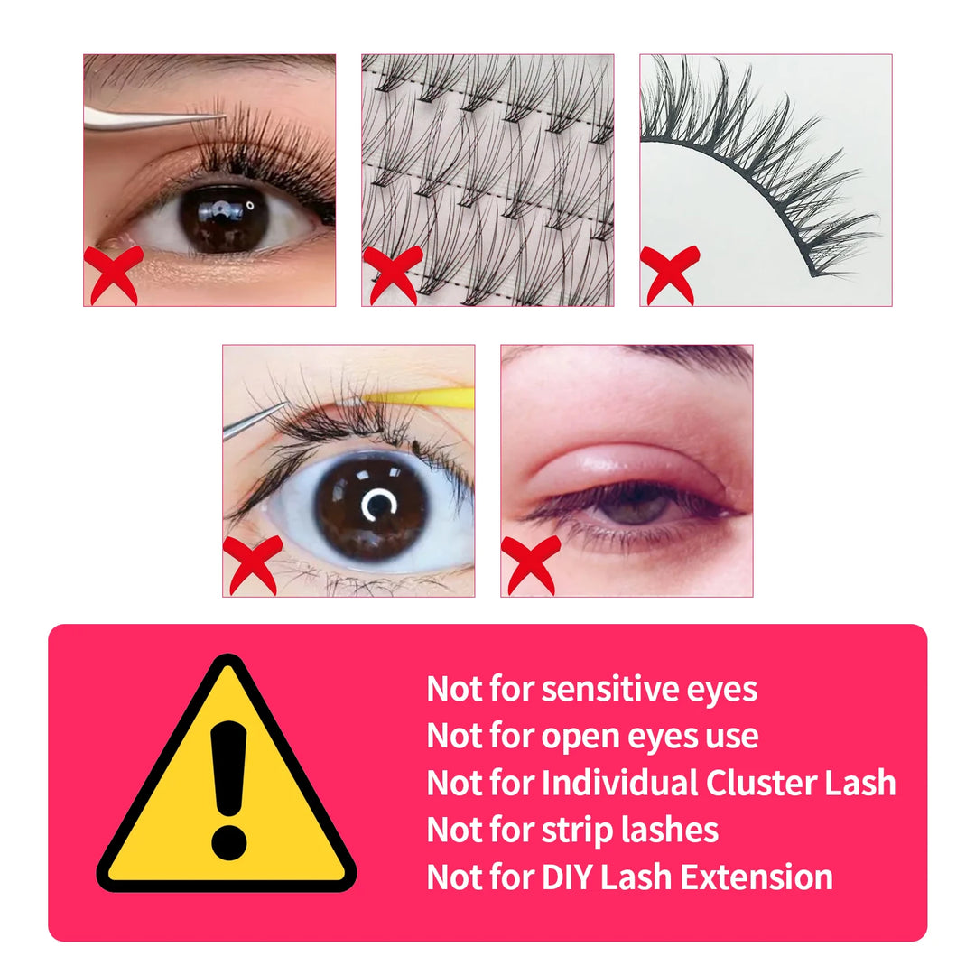 Veyes Inc 5ml/10ml 0.3s Eyelash Extension Glue Shipping from US Veyelash 7 Week Retention Volume Clear Lash Adhesive