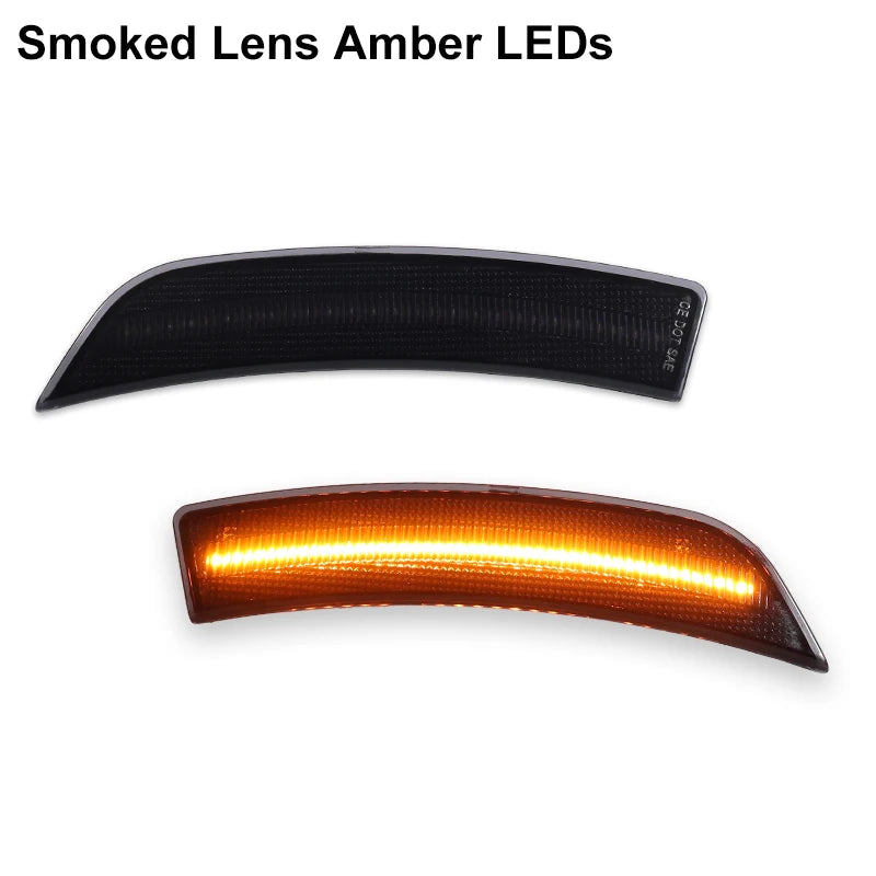 iJDM Car LED Bumper Side Marker Light For Subaru BRZ 2022-up,For Toyota 2022-up GR86,Replace OEM Single LED Front Sidemarkers