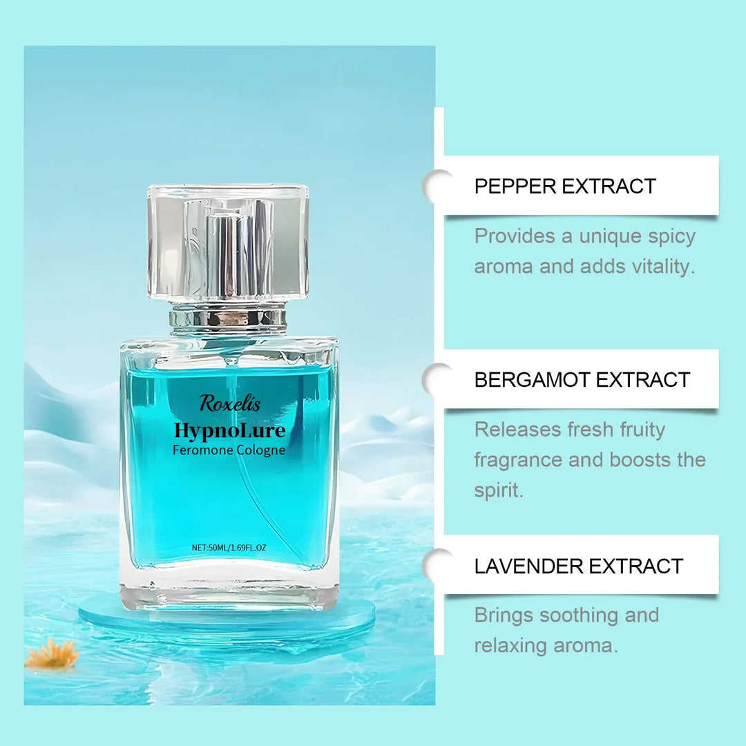 Roxelis 50ml Cologne Men'S Perfume Natural Fresh Fragrance Lasting Pheromone Deodorant Charm  Release Flirting Perfume Spray