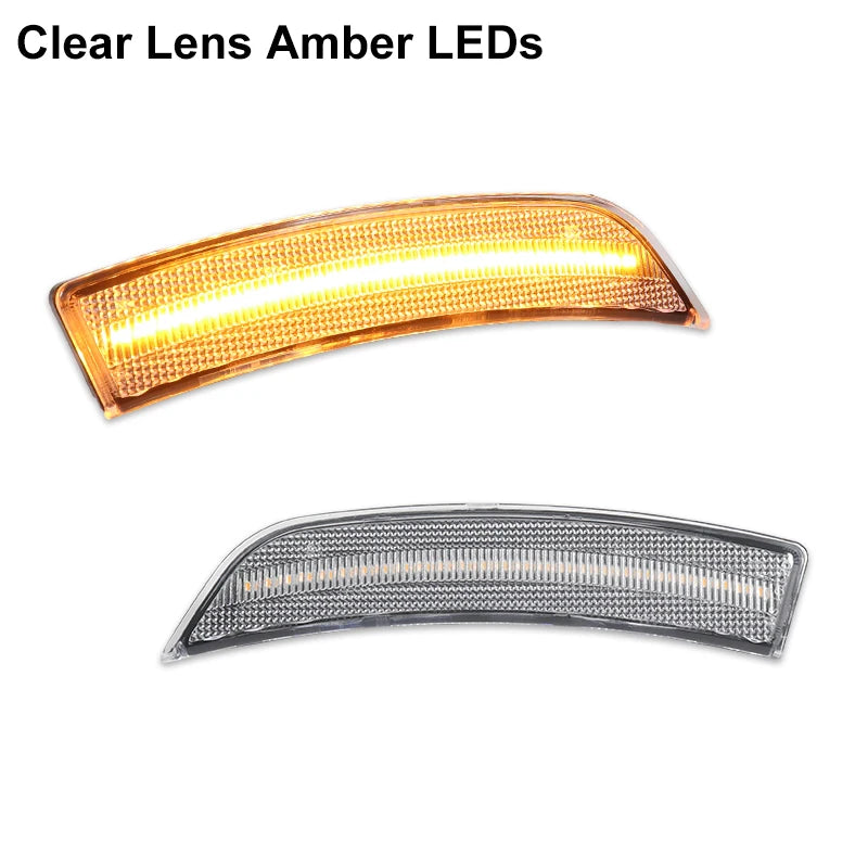 iJDM Car LED Bumper Side Marker Light For Subaru BRZ 2022-up,For Toyota 2022-up GR86,Replace OEM Single LED Front Sidemarkers
