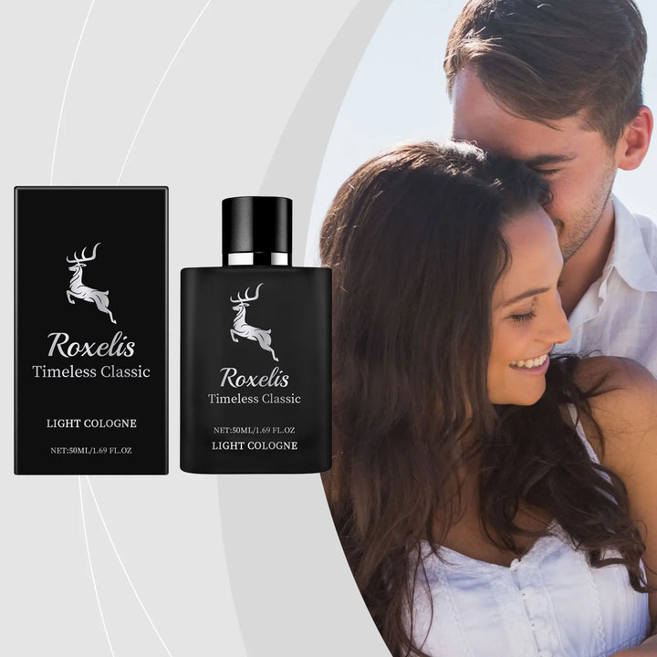 Roxelis 50ml Glamour Men Perfume Spray Bergamot Cologne Light Fragrance Romantic Pheromone Dating Atmosphere Flirting Perfume