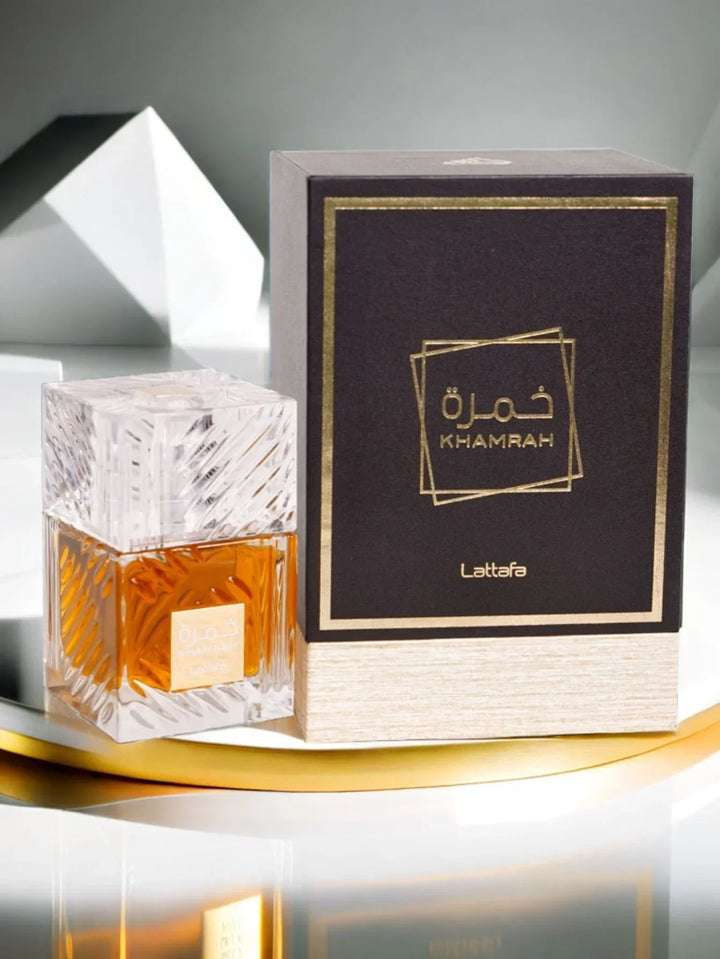 Lattafa-Khameah EDP For Men Unisex Perfume Long-Lasting Spray 3.4Oz Elegant Spicy Fragrance Warm Note Of Premium Masculine Scent