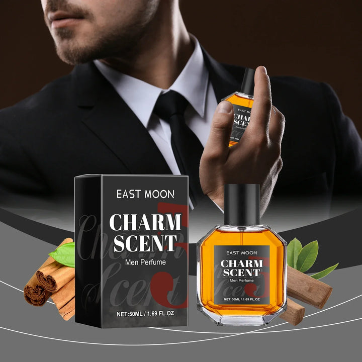 East Moon Men's Perfume Cedar Scent Balm Beard Balm Long Lasting Fragrance Wood Fragrance Fresh Release Men'S Charm Perfume