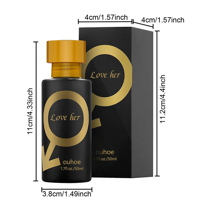 Ouhoe 50ml Glamour Pheromone Perfume Dating Scent Long Lasting Fragrance Bath Cleanser Face Scrub Deodorant Charm Perfume Spray