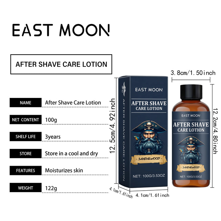 East Moon Eliminates Burn Soothes Redness Deeply Moisturize Skin Men Aftershave Liquid Calms Refreshes After Shave Care Lotion