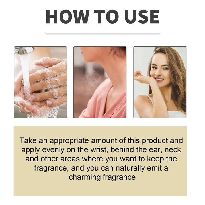 Ouhoe 50ml Glamour Pheromone Perfume Dating Scent Long Lasting Fragrance Bath Cleanser Face Scrub Deodorant Charm Perfume Spray