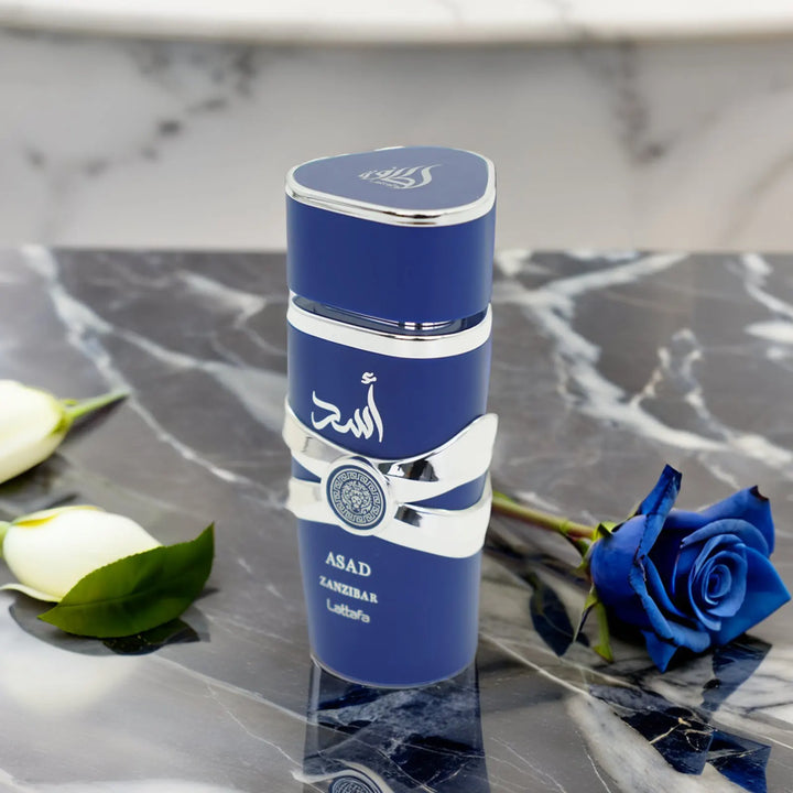Lattafa Asad Zanzibar Blue EDP 3.4OZ