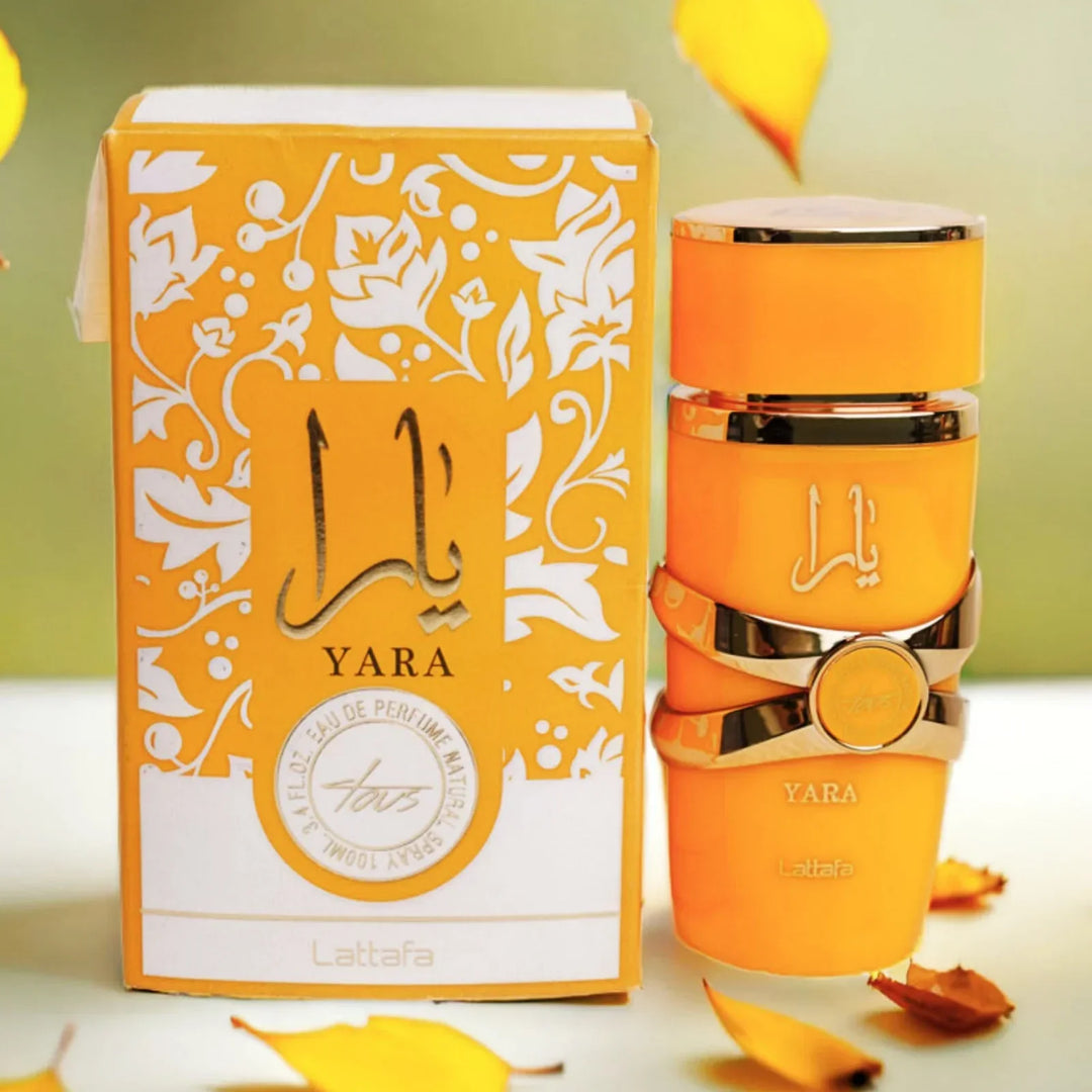 Lattafa Yara Tous Yellow Perfume Spray 3.4oz Lattafa Women's Elegant Spicy Fragrance Long-Lasting Lover Gift Set for Her