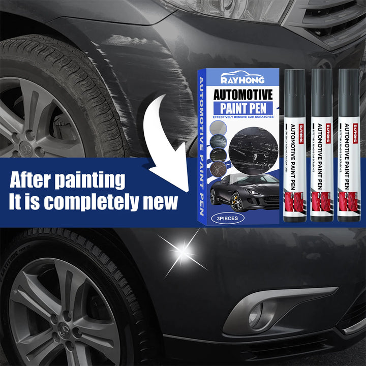 RAYHONG 3pcs Paint For Cars Paint Scratch Repair Waterproof Auto Scratch Remover Pen Black/White Car Paint Pen