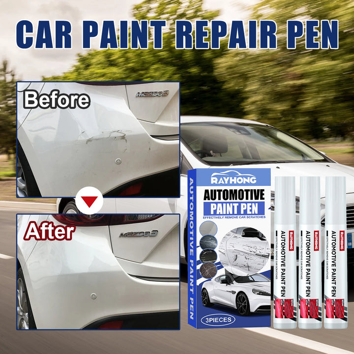 RAYHONG 3pcs Paint For Cars Paint Scratch Repair Waterproof Auto Scratch Remover Pen Black/White Car Paint Pen