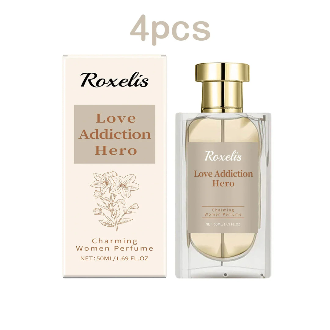 Roxelis 50ml Charming Women Perfume Long Lasting Floral Scent Dating Flirting Atmosphere Natural Fresh Glamour Body Mist Perfume