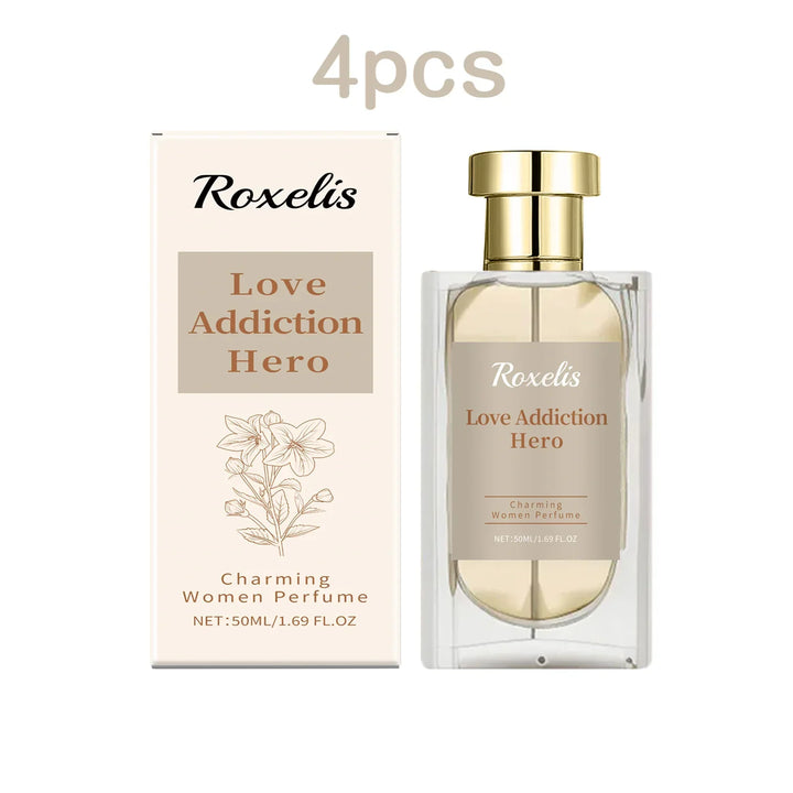 Roxelis 50ml Charming Women Perfume Long Lasting Floral Scent Dating Flirting Atmosphere Natural Fresh Glamour Body Mist Perfume