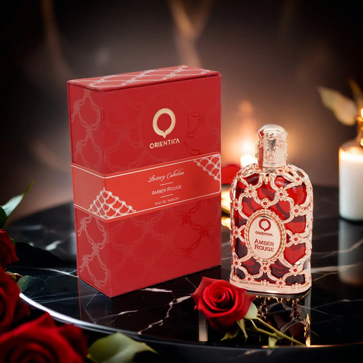 Orientical Royal Amber Rouge Women's Perfume - 2.7OZ, Long-Lasting Floral Scent With Alcohol-Free Formula Perfect Christmas Gift
