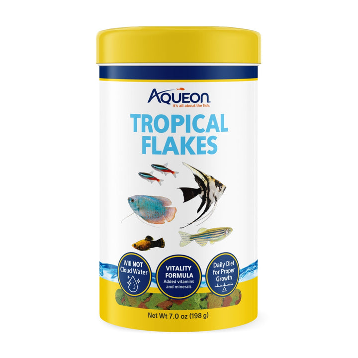 Aqueon Tropical Fish Food Flakes 7 Ounces