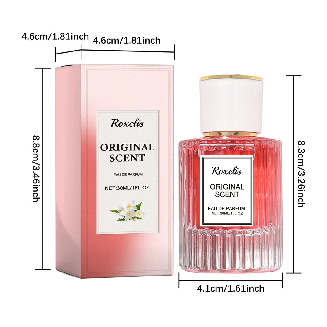 Roxelis 30ml Jasmine Pheromone Perfume Long Lasting Scent Sexy Floral Daily Dating Attracting Flirting Mist Body Aroma Perfume