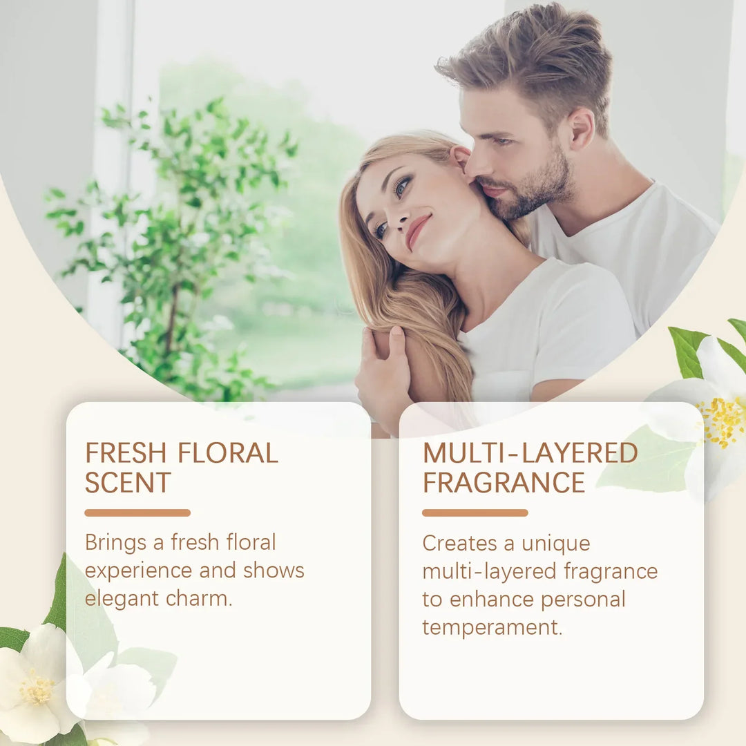 Roxelis 50ml Charming Women Perfume Long Lasting Floral Scent Dating Flirting Atmosphere Natural Fresh Glamour Body Mist Perfume