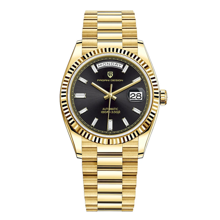 PAGANI DESIGN DD36 Gold Green V2 Men's Mechanical Watches Luxury Automatic Watch For Men 2024 New AR Sapphire glass Wrist watch