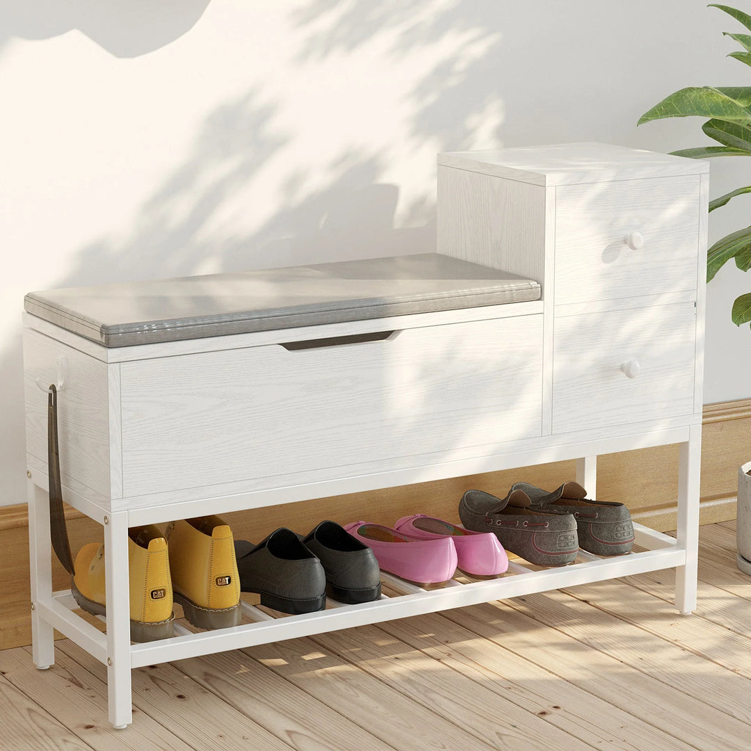 Entryway Bench Shoe Storage