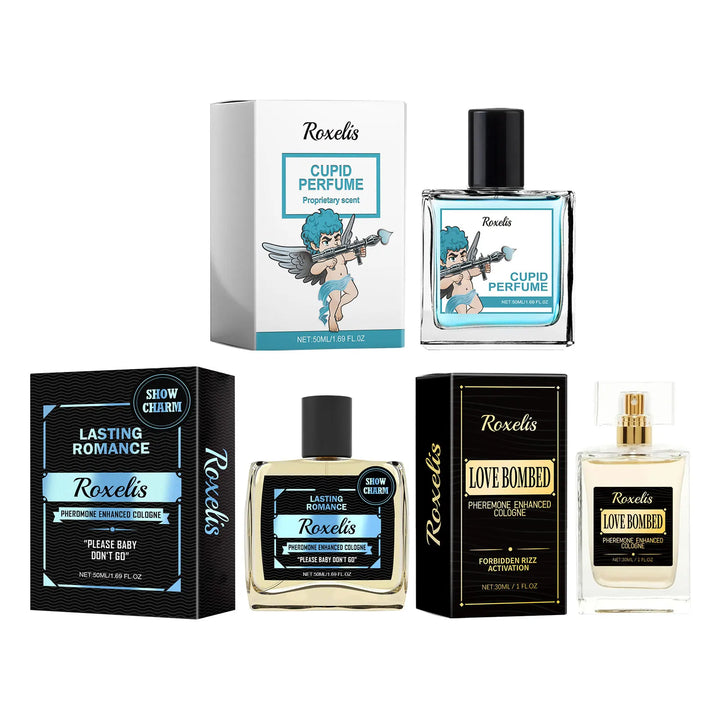 Roxelis 30/50ml Lasting Pheromone Perfume Men Cologne Series Fragrance Business Gentleman Charm Flirting Scent Dating Perfume