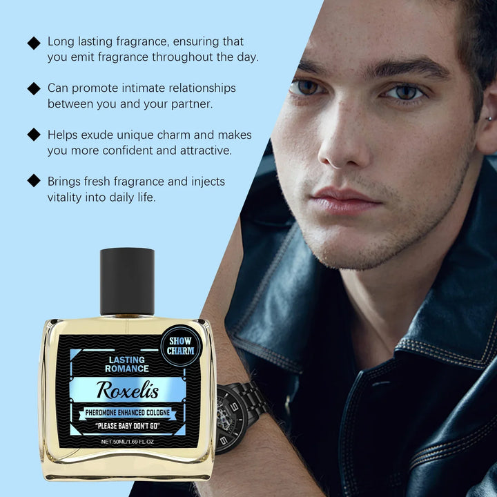 Roxelis 30/50ml Lasting Pheromone Perfume Men Cologne Series Fragrance Business Gentleman Charm Flirting Scent Dating Perfume