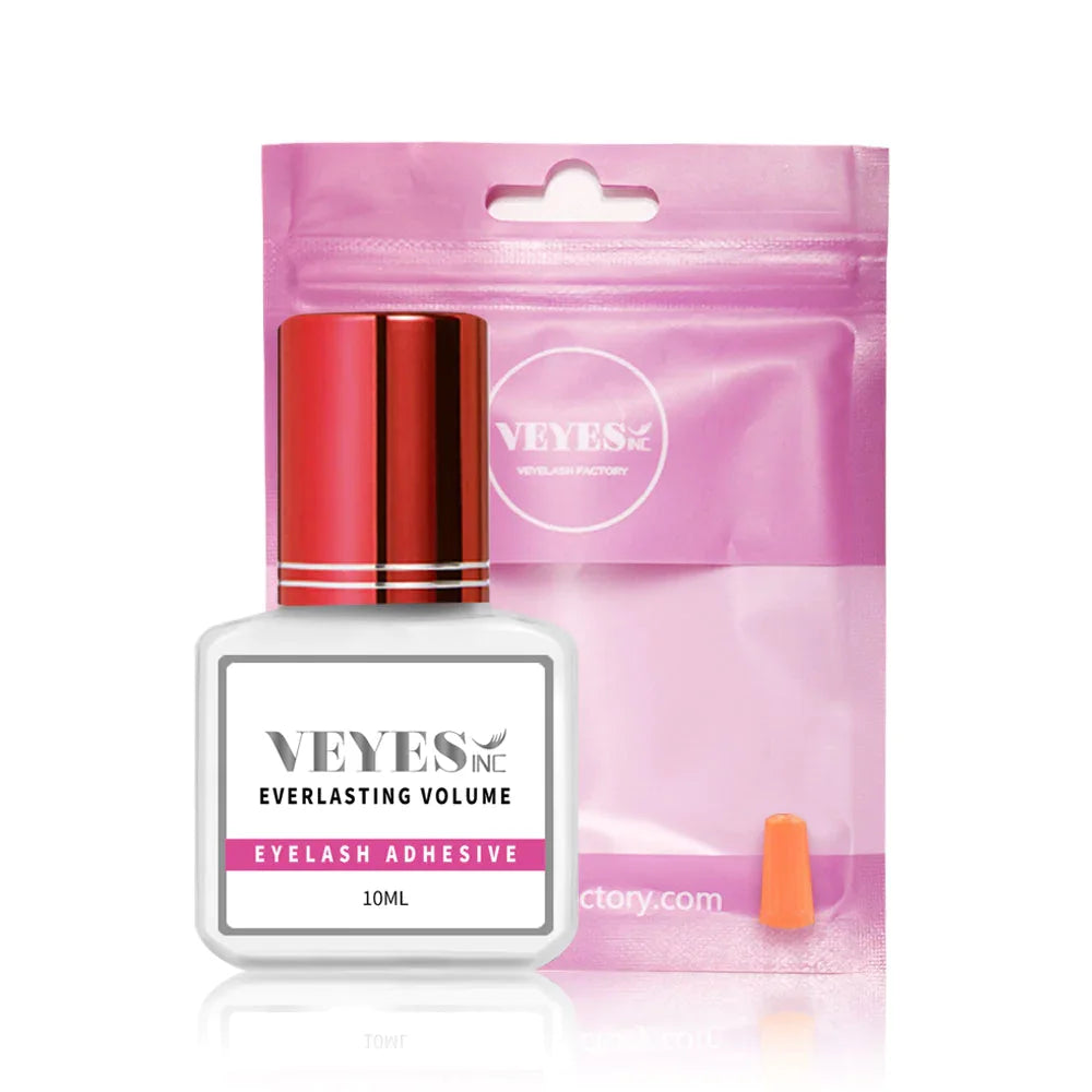 Veyes Inc 5ml/10ml 0.3s Eyelash Extension Glue Shipping from US Veyelash 7 Week Retention Volume Clear Lash Adhesive