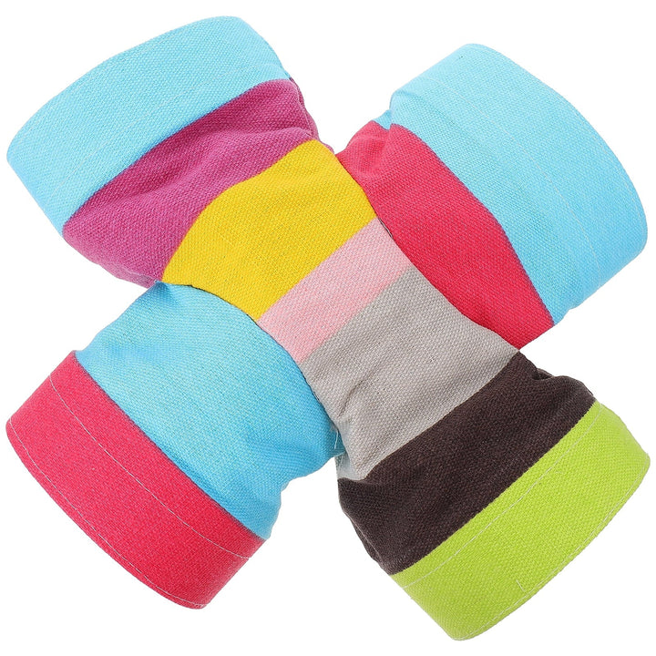 FONDOTIN Pet Accessories Canvas Hamster Tunnel Tube 1Set 11.8x11.8x4.3in
