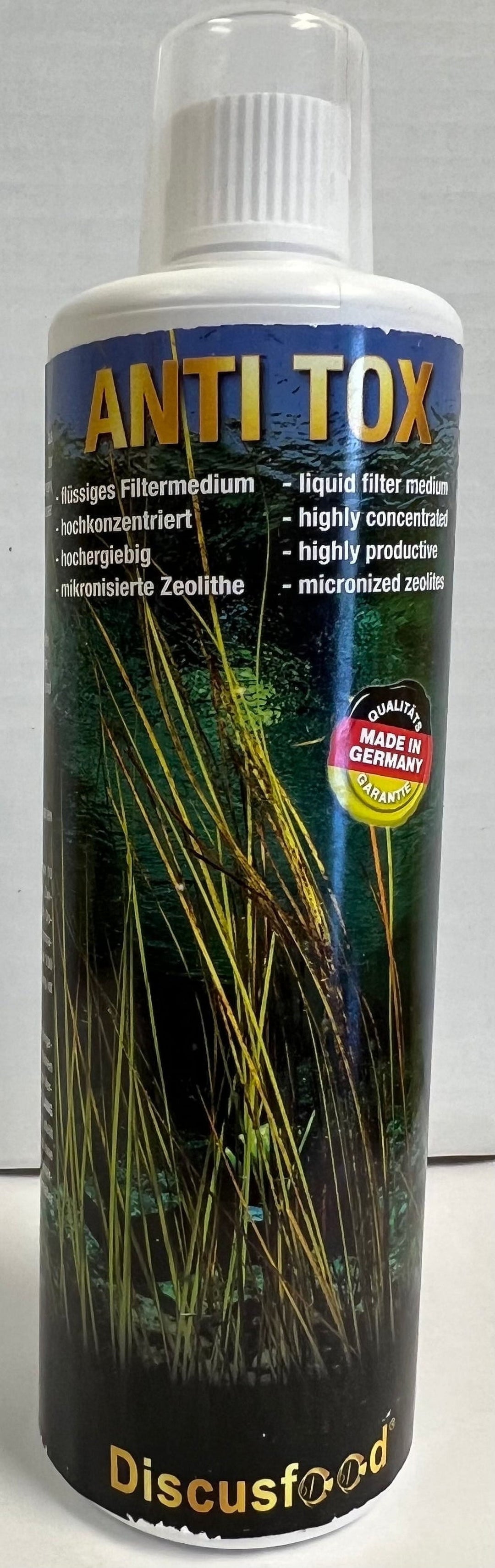 Discusfood Anti Tox Beneficial Aquarium Water Treatment for Fish, 1 Count