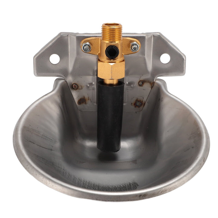 Automatic Cow Drinking Water Bowl, Livestock Water Troughs Smooth Edge Rust Resistant Easy To Clean Stainless Steel With Valve Touch Switch For Farm