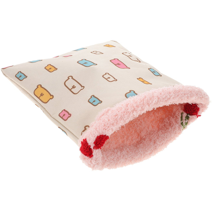 Toyandona Sleep Sack Bed for Rabbits and Hamsters Wrap Blanket Sleeping Bag Small Pet Nest Random Color