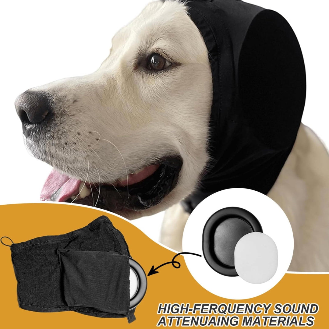 Dog Ear Muffs for Noise Cancelling - Anxiety Relief & Stress Reduction, Adjustable Headband for Thunderstorms Fireworks, Cozy Winter Pet Headphones, Secure Fit for Small Medium Large Dogs