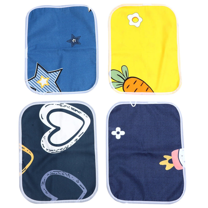 Eease 4pcs Guinea Pig Cage Liners Washable Guinea Pig Pee Pads Small Animals Rabbit Pee Pads Mixed Style