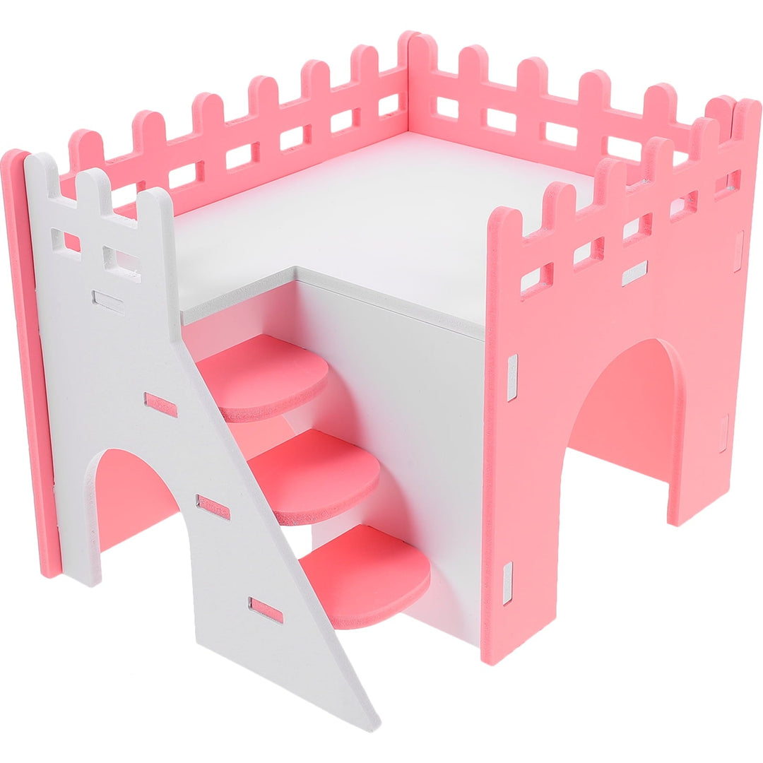 DECORNIJIA Pet Hut Hamster Hideout Pink 1 Set 7.9x5.9x5.9in