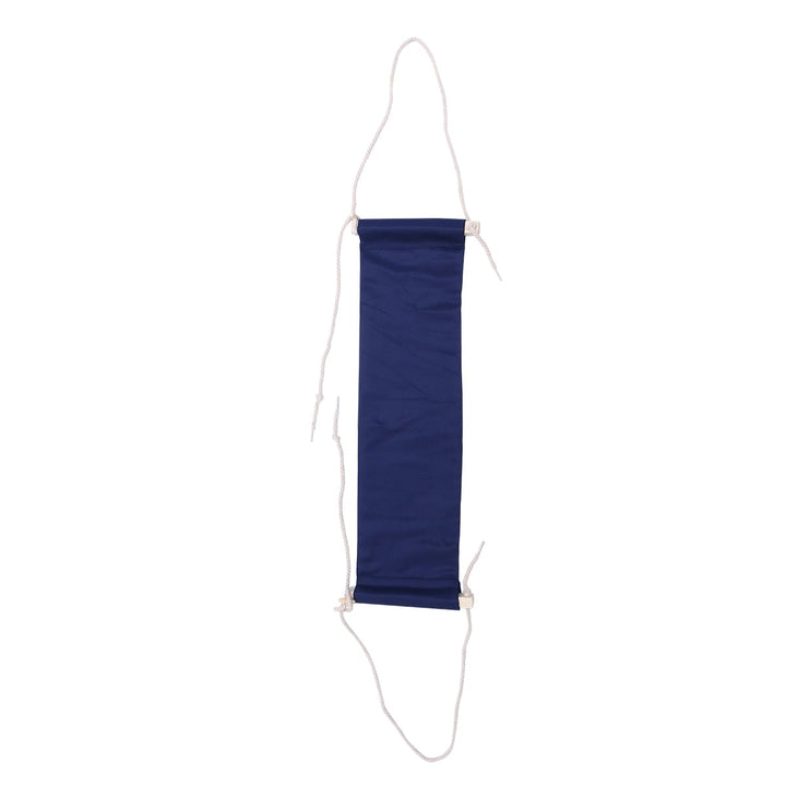 FONWILYO 1Pcs Portable Desk Foot Hammock Bamboo Canvas Material for Home and Outdoor Use Dark Blue