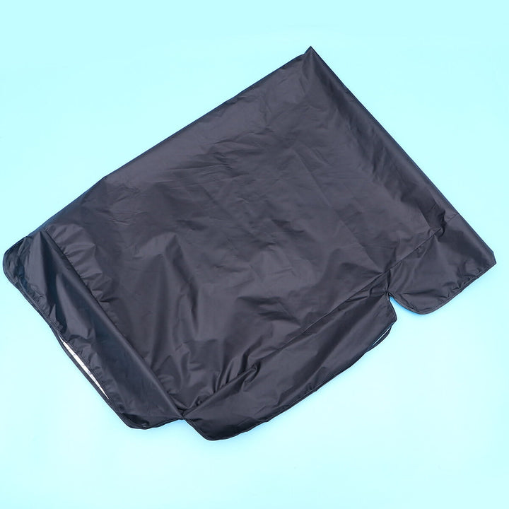 FUTUREORYY 1Pcs Weather-Resistant Patio Swing Protector Cover for Outdoor Home Use 142x120in Black