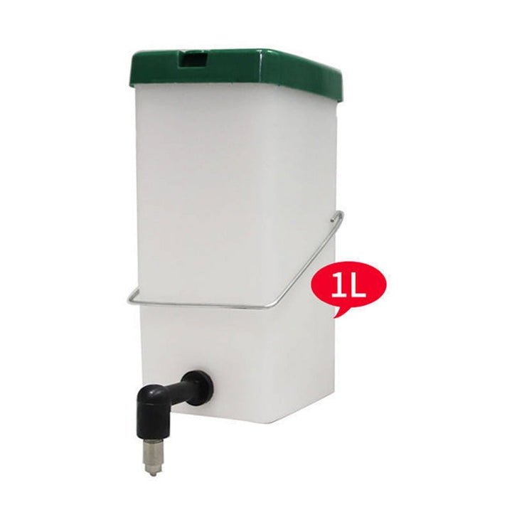 Falleo Clearance Rabbit Water Feeder Leakage Proof Automatic Drop Resistant Stainless Steel Spout Rabbit Drinking Bottle Dispenser 1L