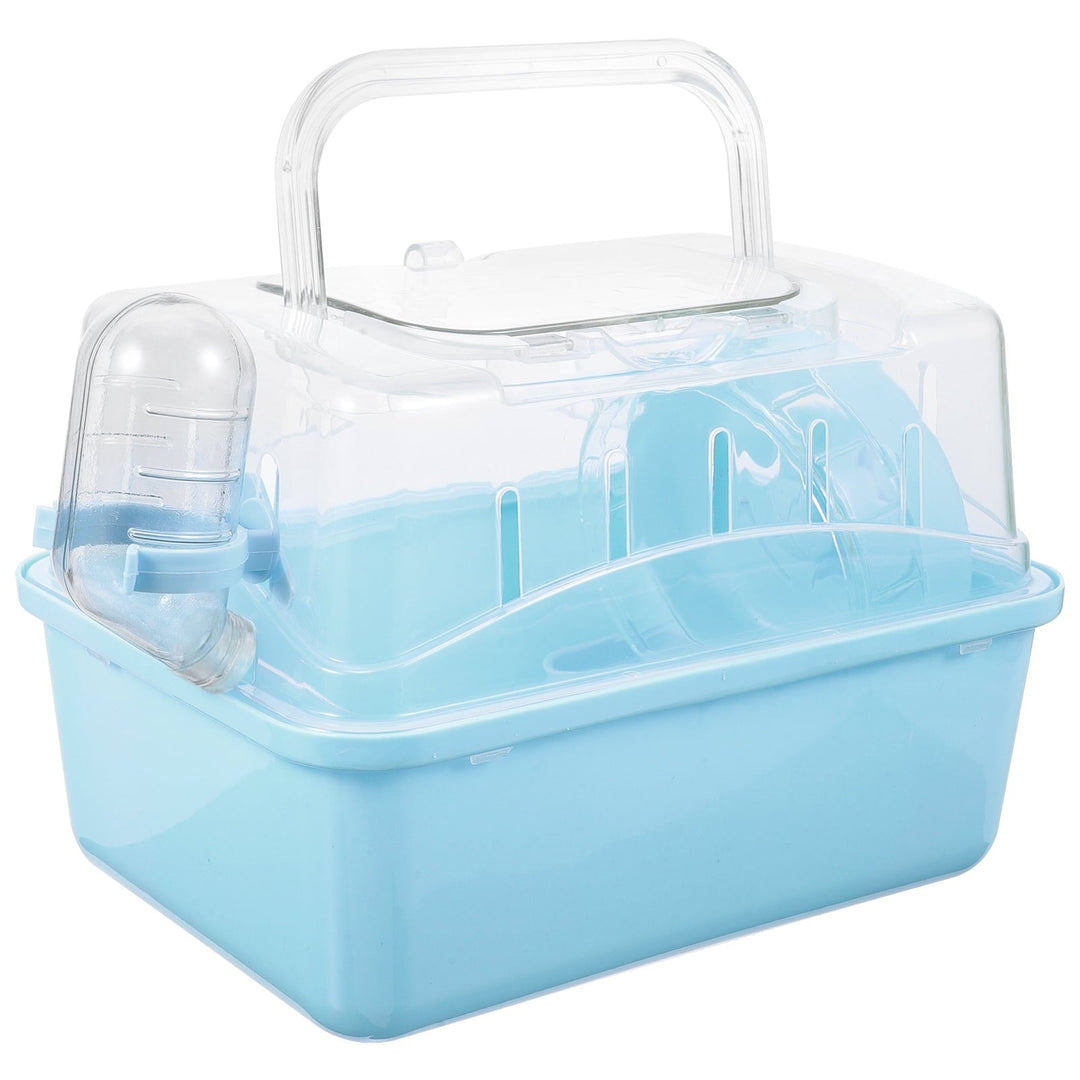 Guangmc Hamster Carrier Cage Travel Pet Critter Guinea Box Rat Habitat Plastic Case