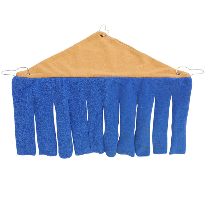 FUTUREORYY Hideaway For Hamster Bunny Corner Hammock Navy Blue 1 Set 12x11.6x10.8in