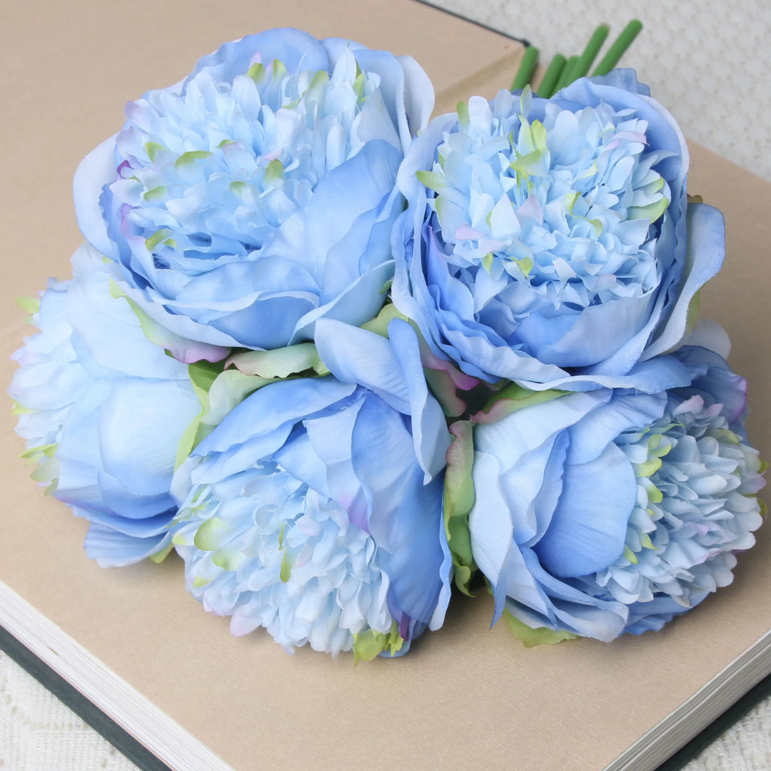Artificial Peony Rose Bouquet