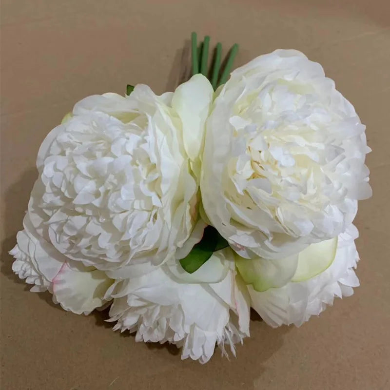 Artificial Peony Rose Bouquet