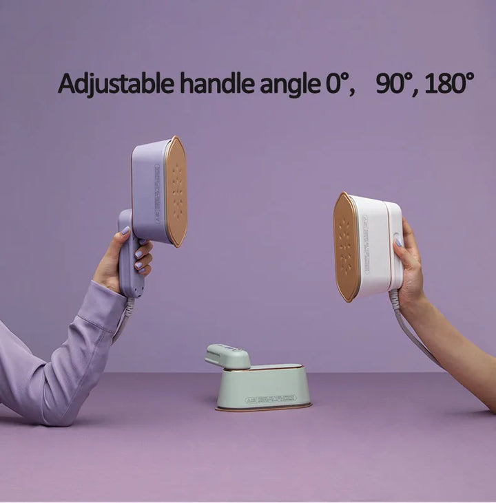 New Hanging Ironing Machine Handheld 1000W Home Small Steam Iron Portable Dry Wet Double Ironing 6 Holes For Steam