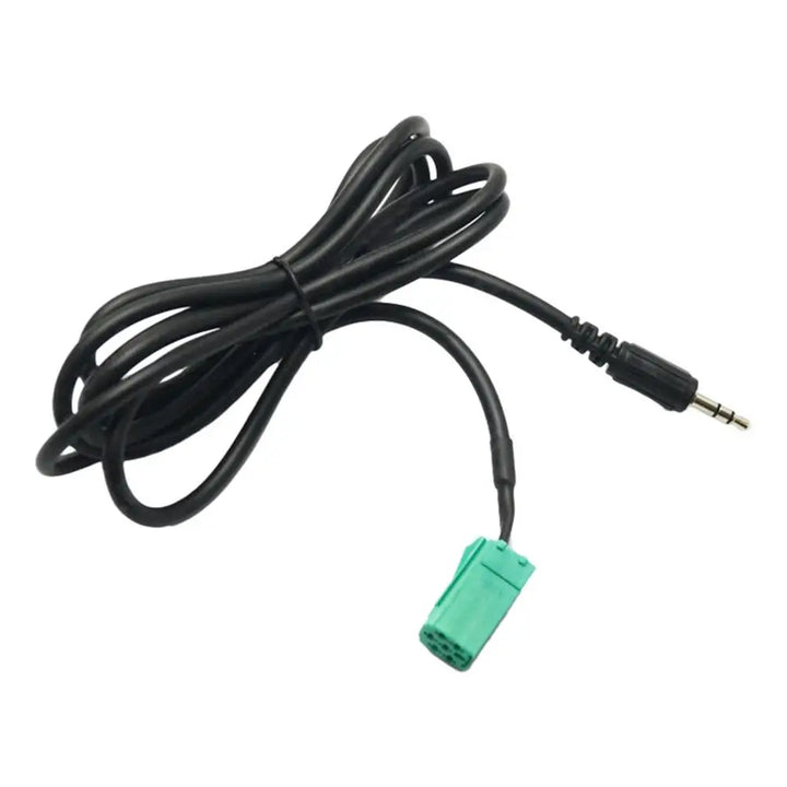 Car Aux Cable 3.5MM Audio Adapter For Renaults Clio Espace Kangoo Megane Scenic Trafic Twingo 2005 2006 2007 2008 2009 Active