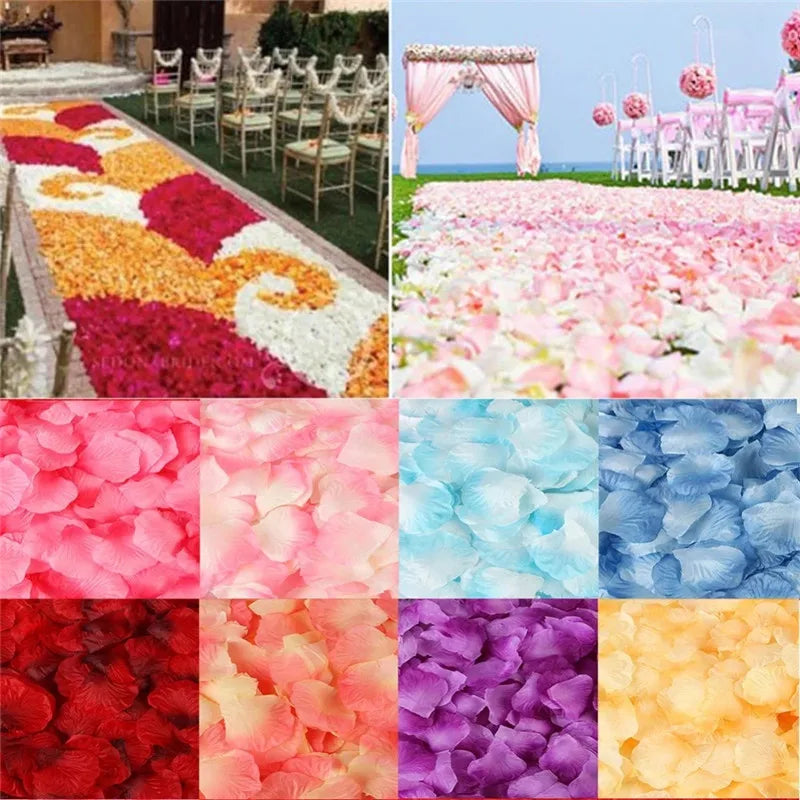 Artificial Rose Petals Wedding Decor