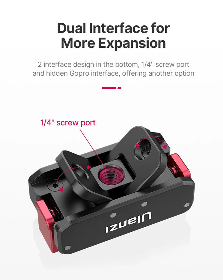 Ulanzi MT-50 Magnetic Tripod for Dji Osmo Action 5 4 3 Adjustable Underwater Selfie Stick Stand Mount Action Camera Accessories