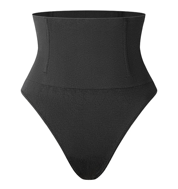 High Waist Body Shaper Thongs Shapewear for Women Panties Tummy Control Slimming New Underwear Nude Black T-Back Brief