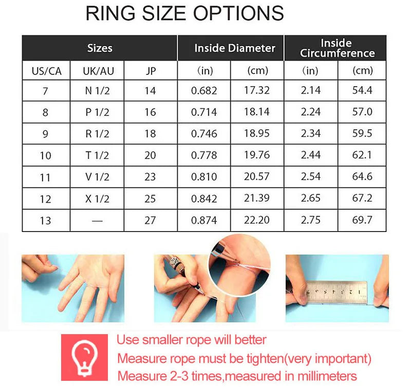 TOPGRILLZ Waterproof No Fading 2 Row CZ Solitaire Ring For Men/Women Iced Out Charm Round Rings Band Classic Hip Hop Jewelry