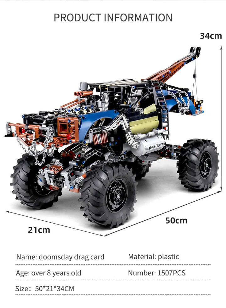 MOULD KING 18002 Technical RC Car Toys For Boys Building Blocks Remote Control Off-Road Car Terrain Climbing Buggy Truck Gifts