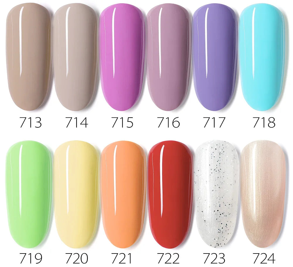 VENALISA VIP4 Kit Nail Gel Polish HEMA FREE Full Coverage 36/60 Color Gel Pigment Professional Nail Art Long-lasting Gel Varnish