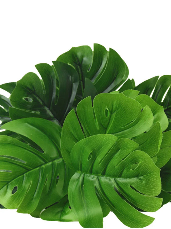 Artificial Monstera Palm Leaves Décor