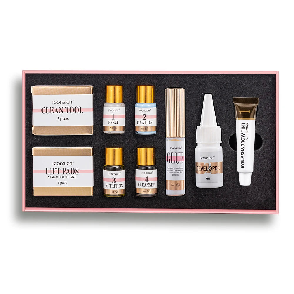 Dropshipping ICONSIGN Lash Lift Kit And Brow Dye Tint Kit Lifting Eyelashes Brow Lift Brow Dye Tint Lash Lifting Kit Eye Makeup